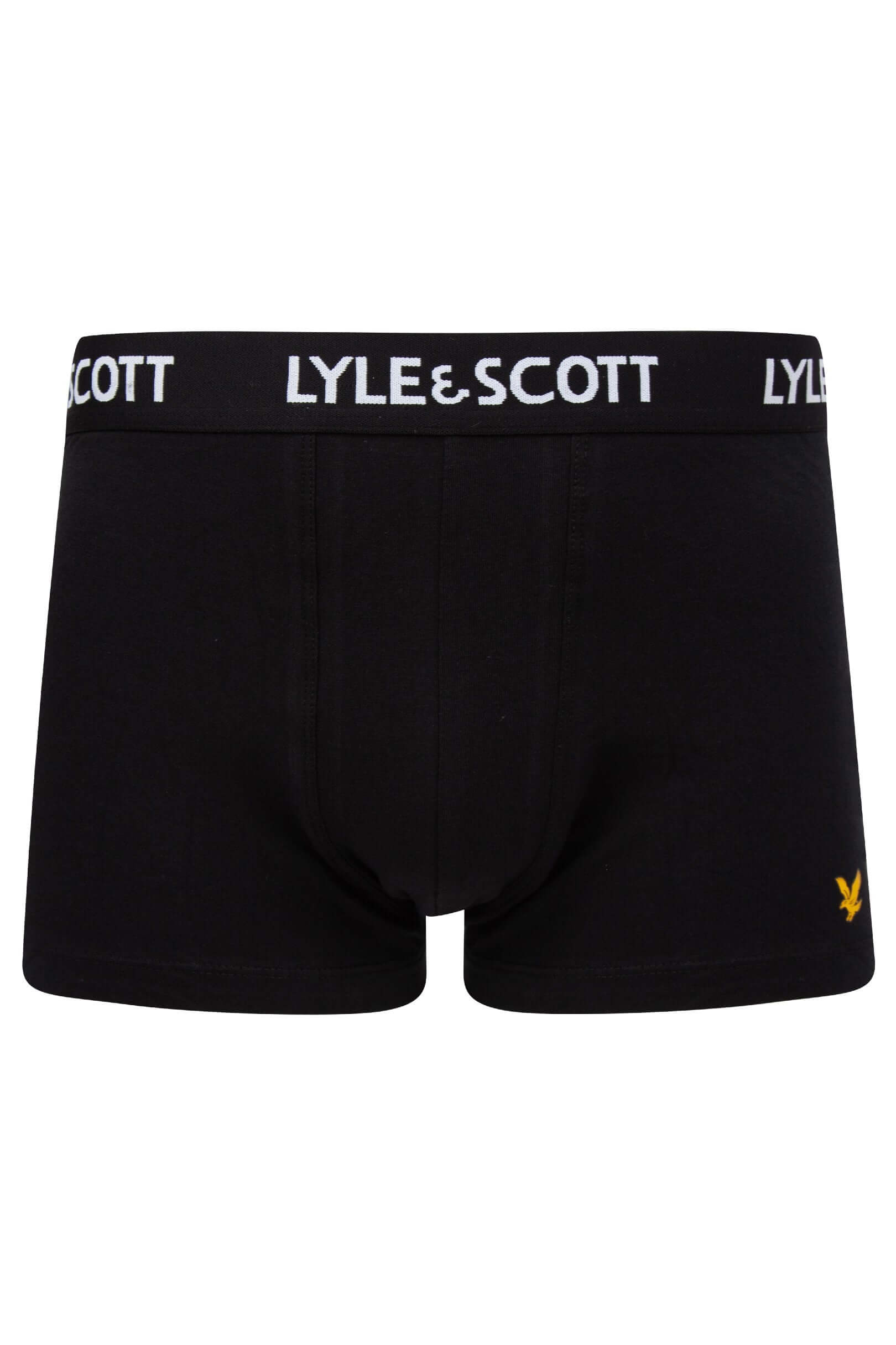 Lyle & Scott 3 Pack Barclay Men's Trunks - Black/Grey/White