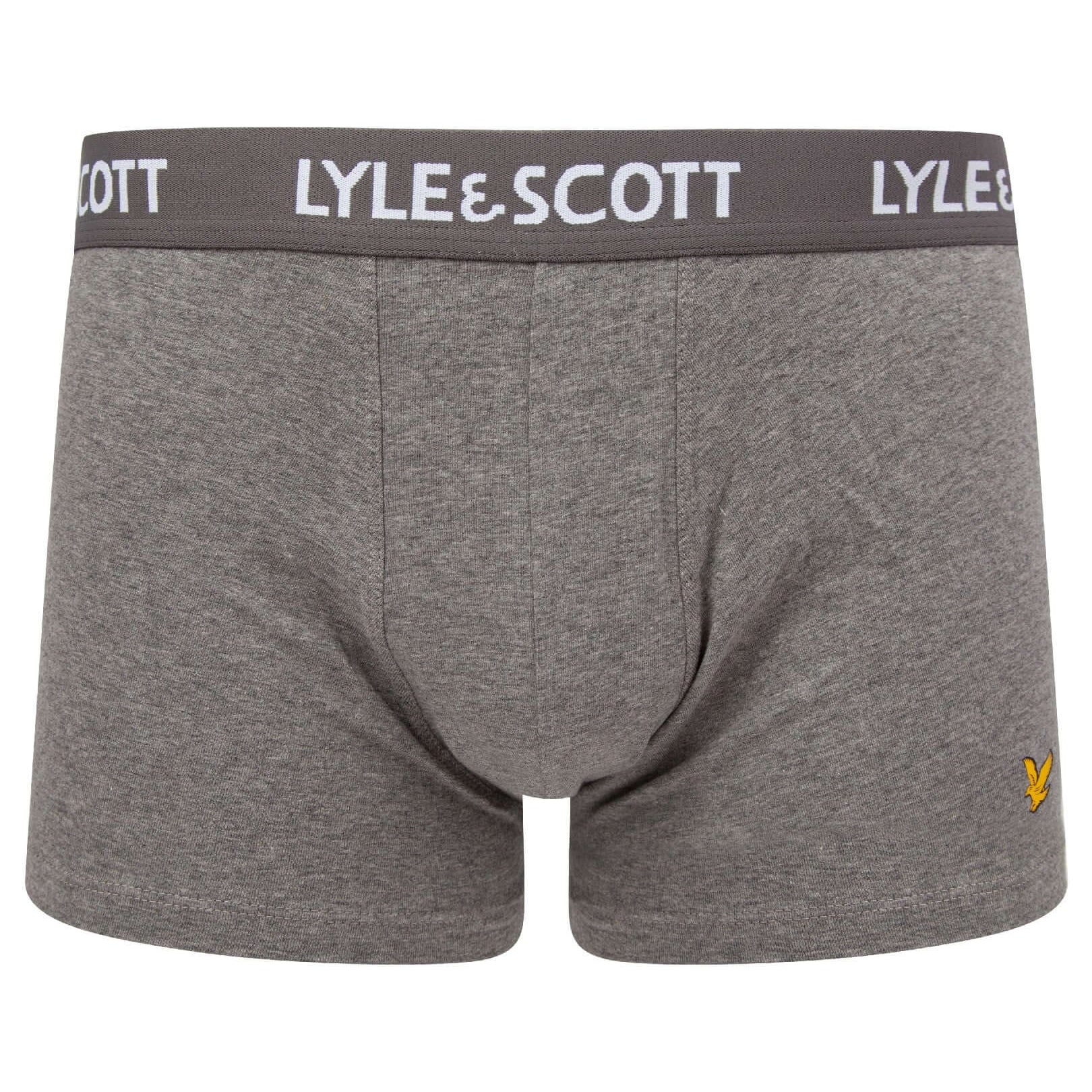 Lyle & Scott 3 Pack Barclay Men's Trunks - Black/Grey/White
