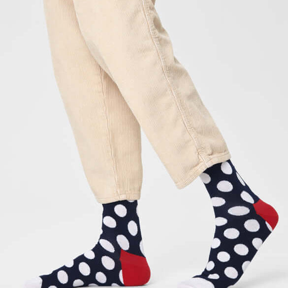 Happy Socks - Big Dot Sock - Navy