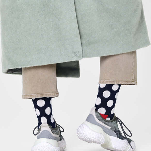 Happy Socks - Big Dot Sock - Navy
