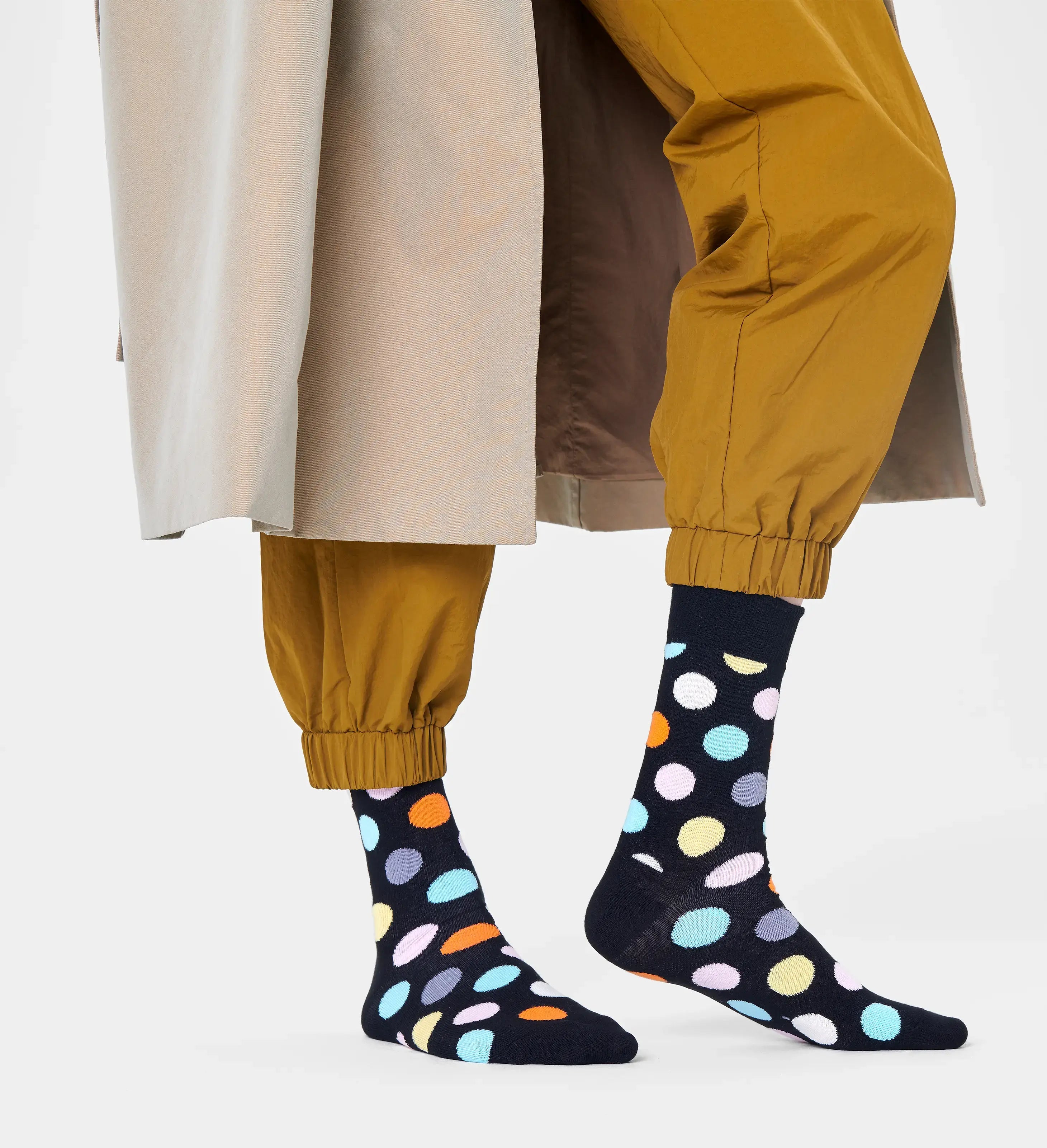 Happy Socks - Big Dot Sock - Black
