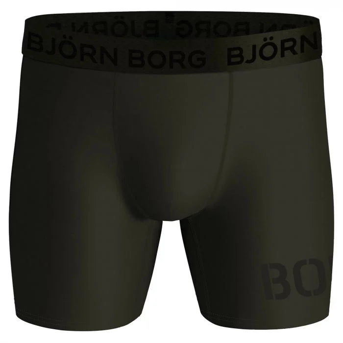 Björn Borg - 3 Pack Performance Boxer - Army Color