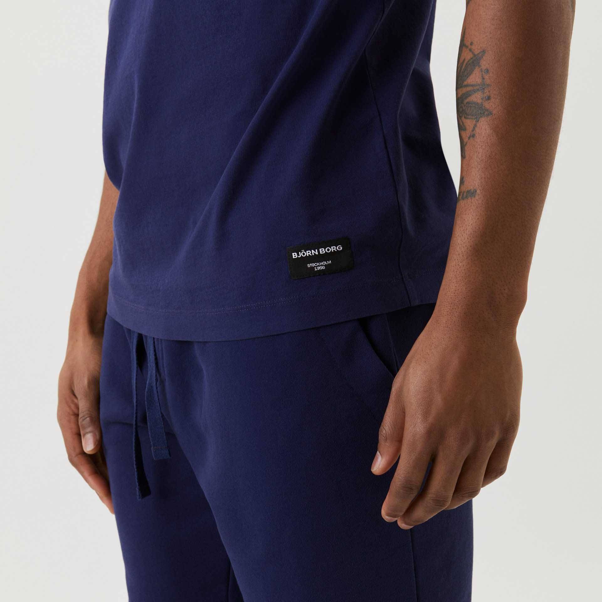 Björn Borg Mens Centre T-Shirt - Washed Out Blue