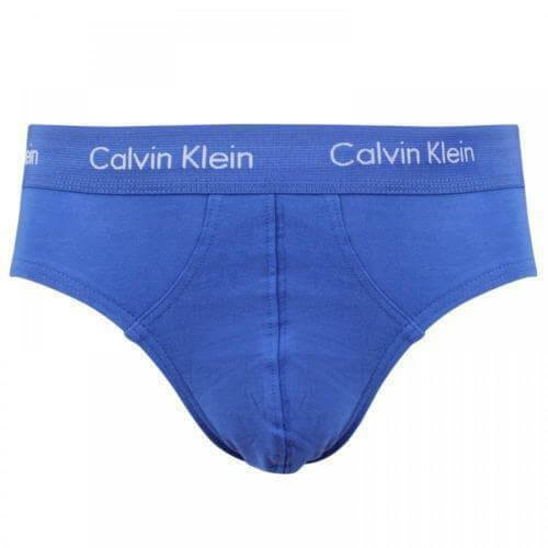 Calvin Klein 3 Pack Cotton Stretch – Hip Briefs ( BLACK / NAVY / BLUE )