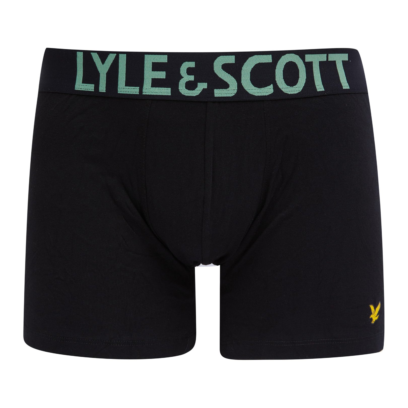 Lyle & Scott 3 Pack Daniel Men's Trunks - Black Multi Waistbands