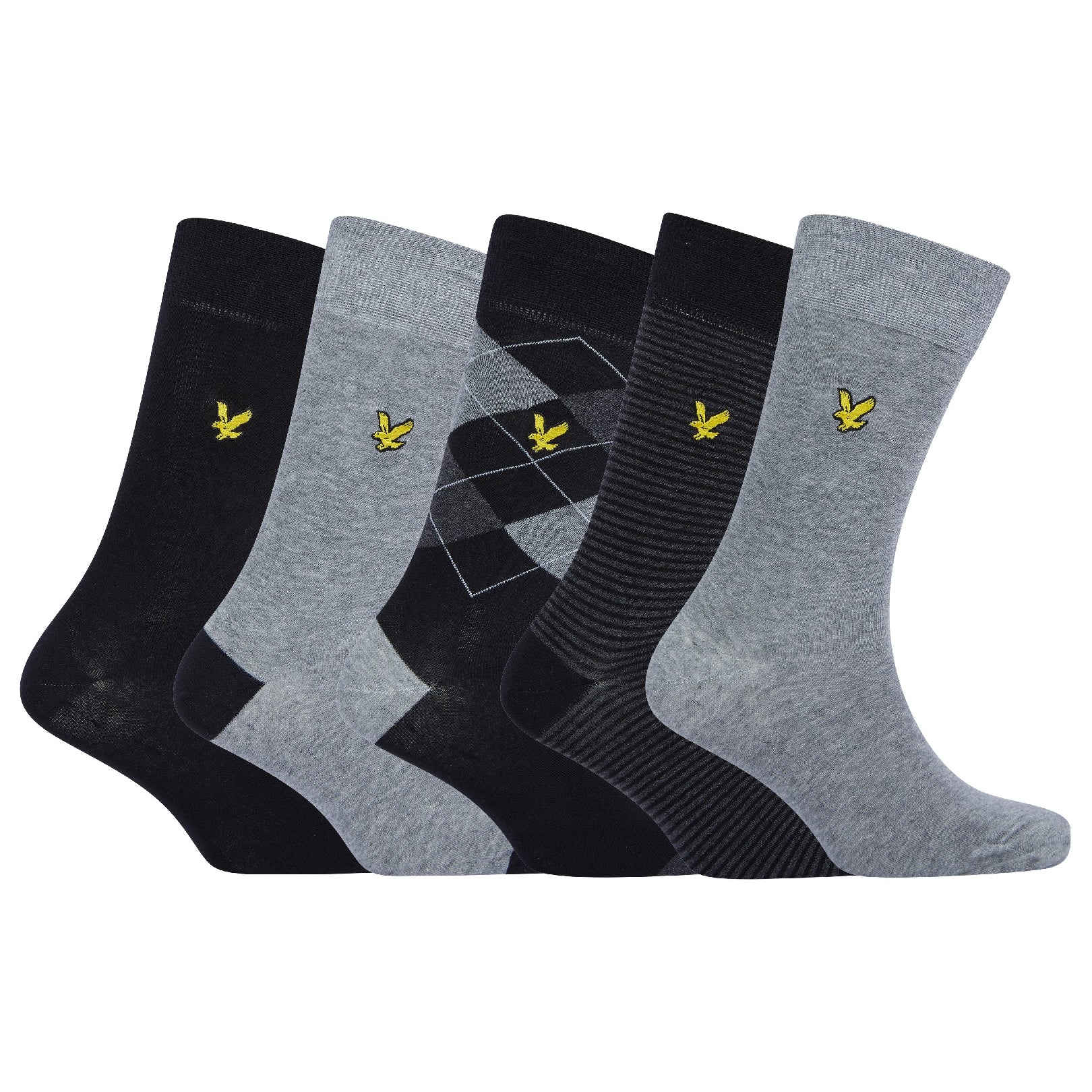 Lyle & Scott 5 Pack Harold Socks - Everyday Comfort & Style