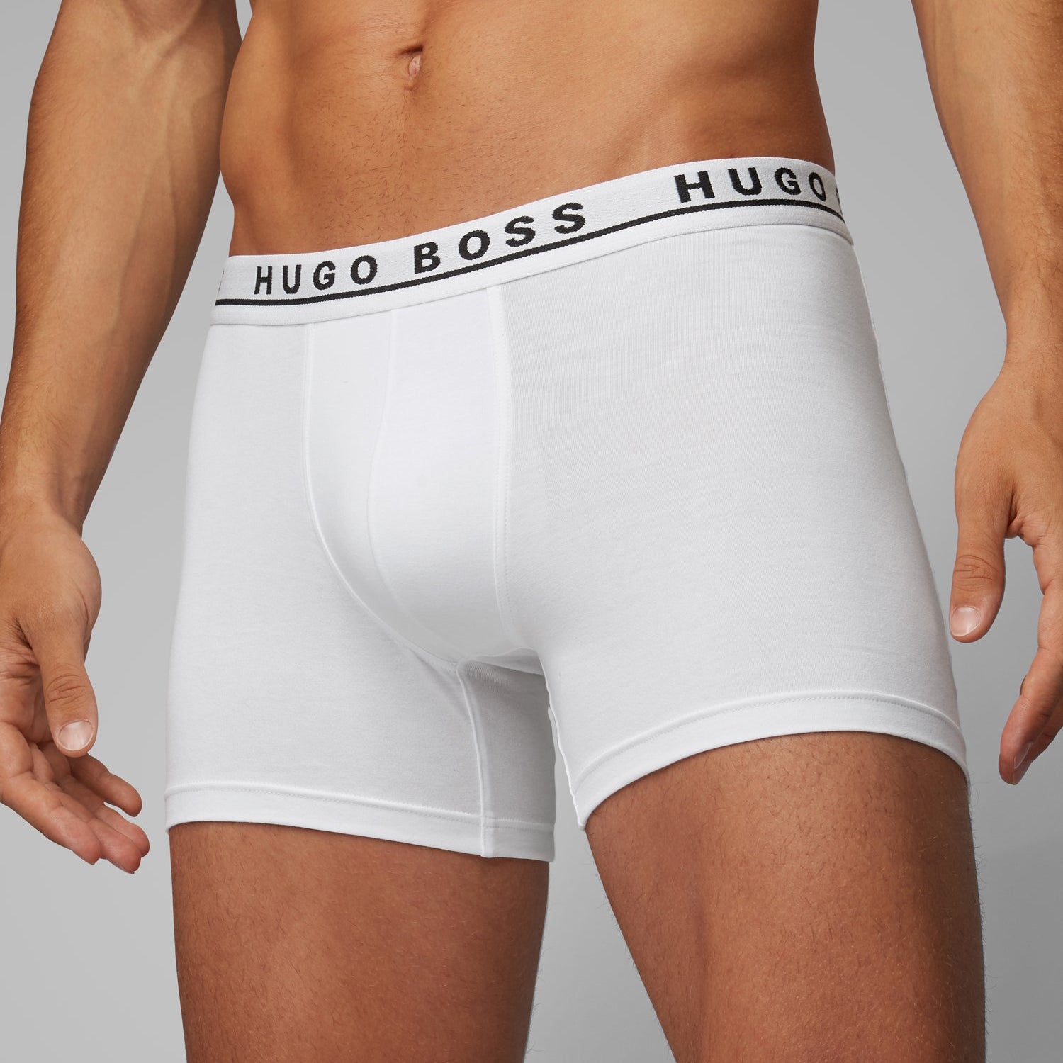 Hugo Boss 3 Pack OF STRETCH-COTTON BOXER BRIEFS - White