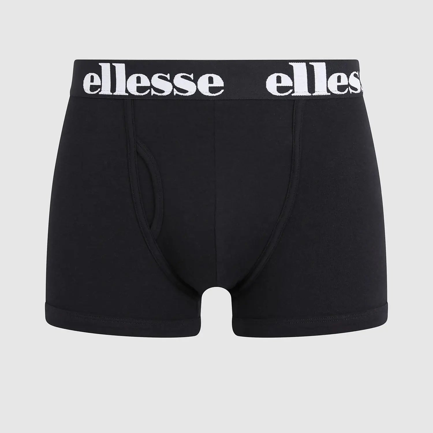 Ellesse Men's Hali 3 Pack Cotton Stretch Trunks - Black