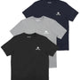 Money Clothing - 3 Pack Lounge T-Shirts - Black/Grey/Navy