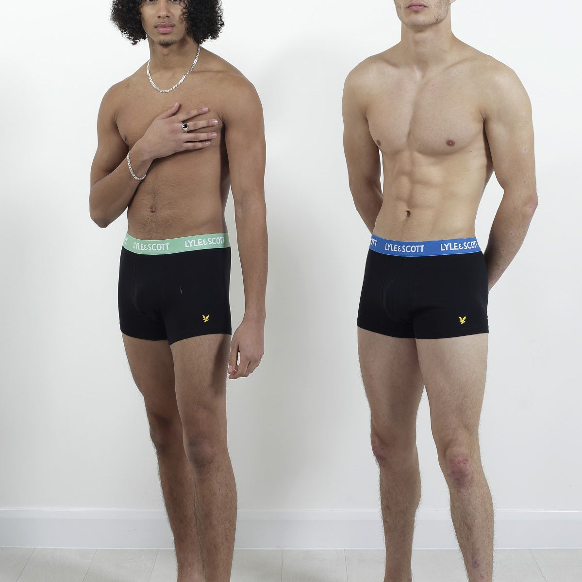 Lyle & Scott 5 Pack Miller Men's Trunks - (Peacoat/White/Arona/Teal/Blue)