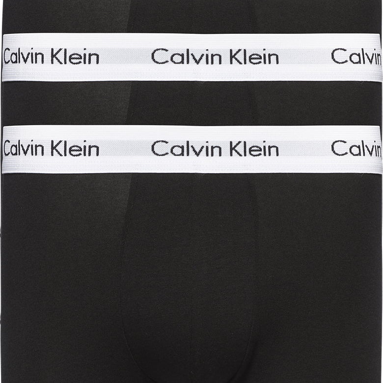 Calvin Klein 3 Pack Cotton Stretch – Low Rise Trunks ( Black )