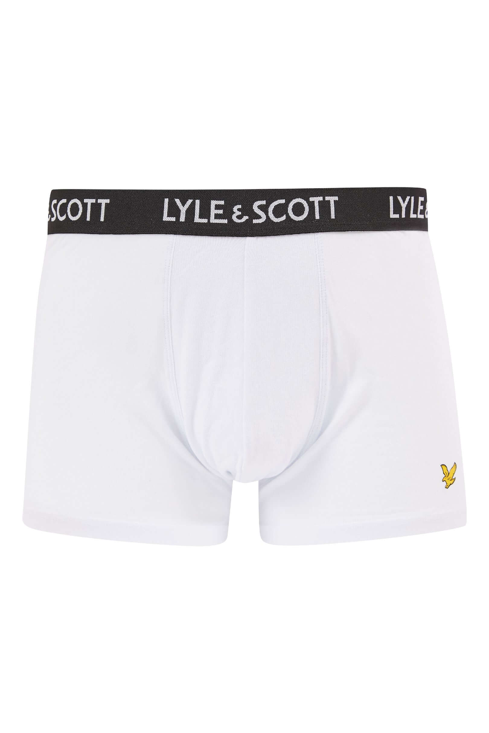 Lyle & Scott Men's - 5 Pack Trunks - Black/Grey/White/Charcoal