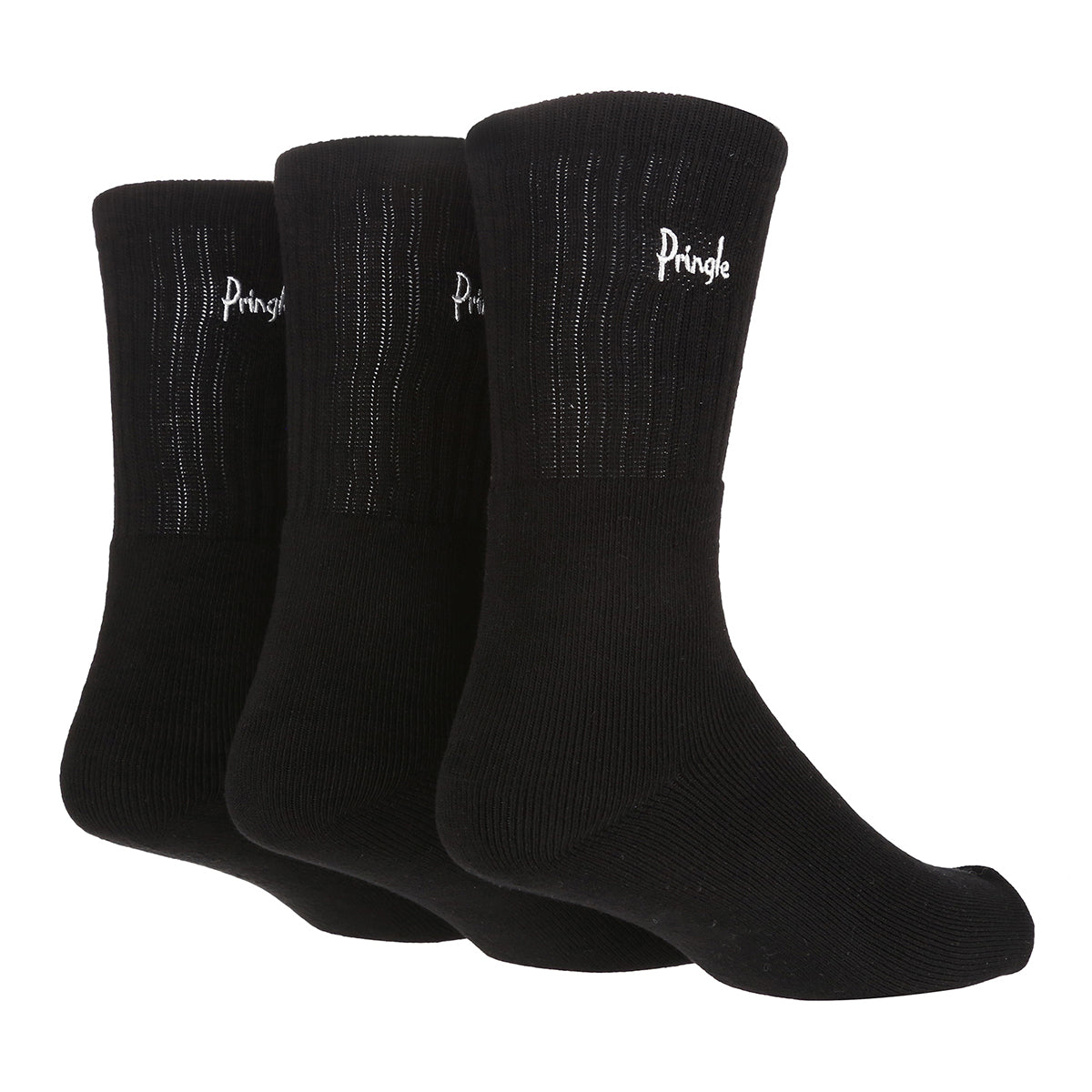 Pringle 3 Pair Men's Cotton Cushion Sports Socks ( Size 7-11 )
