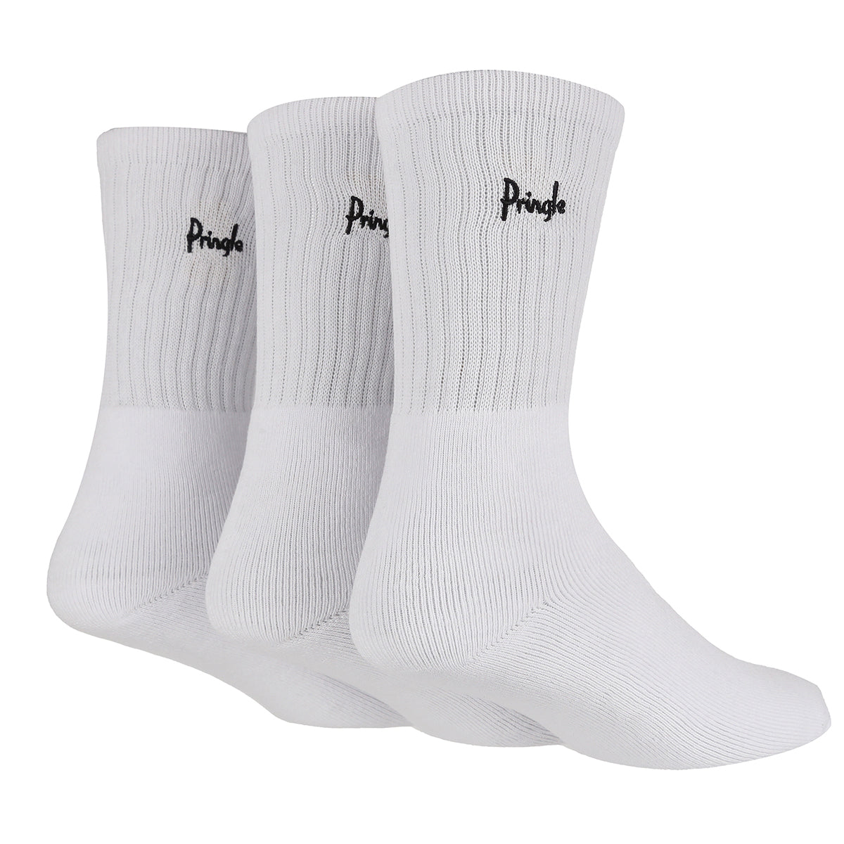 Pringle 3 Pair Men's Cotton Cushion Sports Socks ( Size 7-11 )