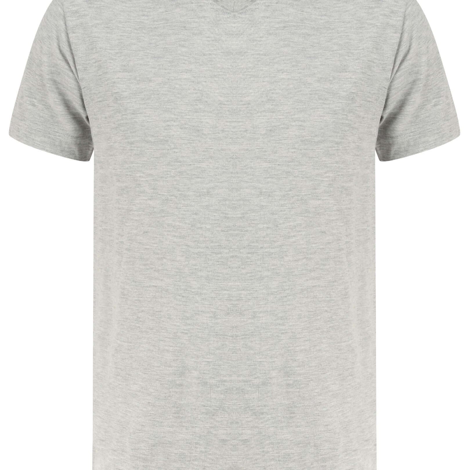 Lyle & Scott - 3 Pack V Neck Loungewear Cotton T Shirts - Black/Grey/White