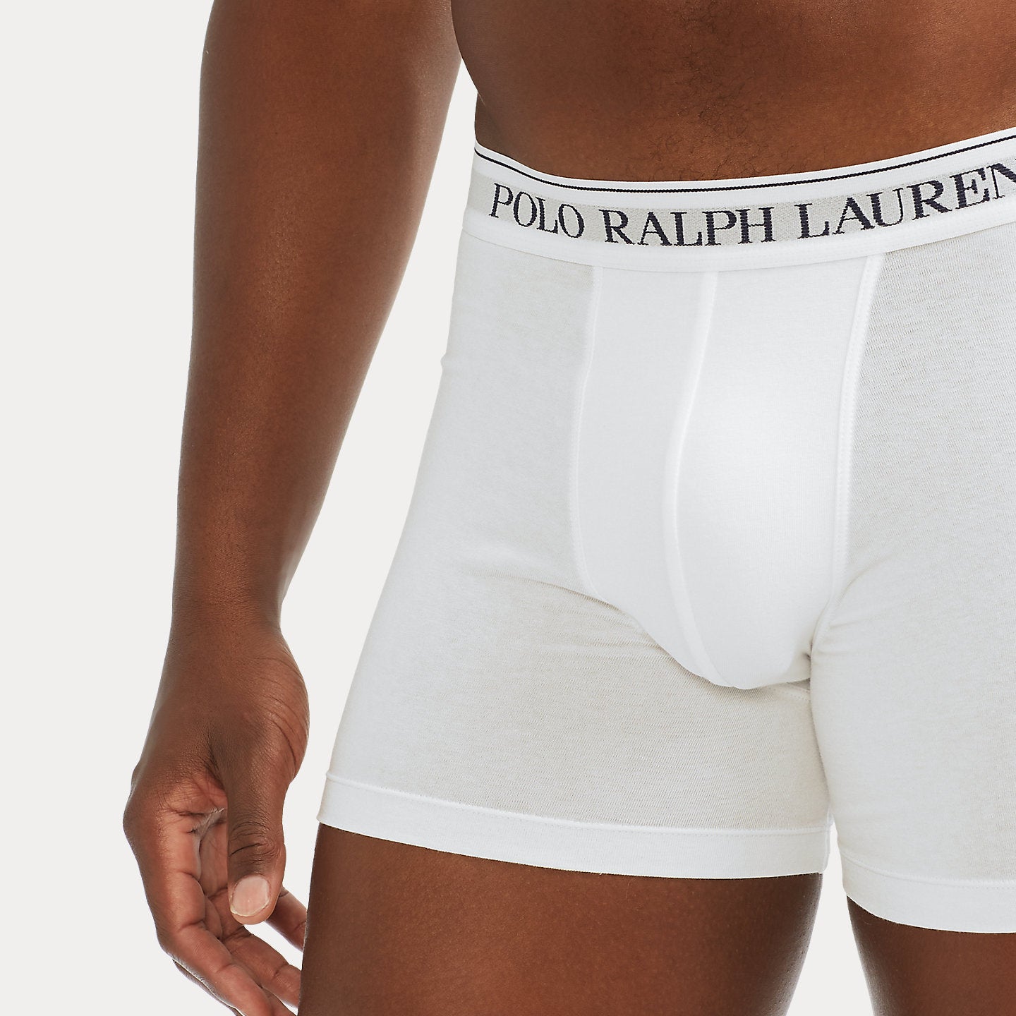 Polo Ralph Lauren Three-Pack Stretch Cotton Boxer Briefs - White