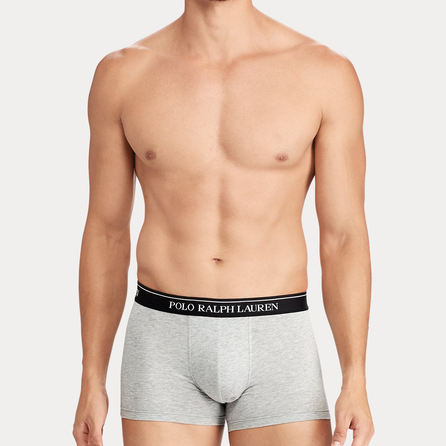 Polo Ralph Lauren Classic Boxer Trunks 3-Pack - White/ Grey Heather/Black