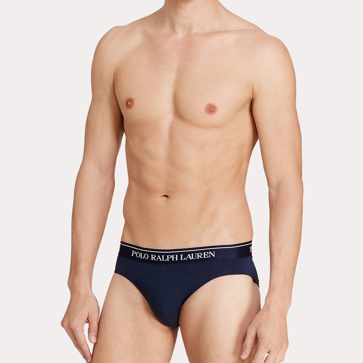 Polo Ralph Lauren Underwear 3-Pack Low Rise Stretch-Cotton Briefs -Navy/Sapphire/Blue