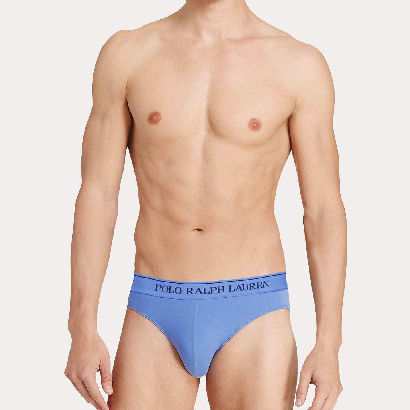 Polo Ralph Lauren Underwear 3-Pack Low Rise Stretch-Cotton Briefs -Navy/Sapphire/Blue