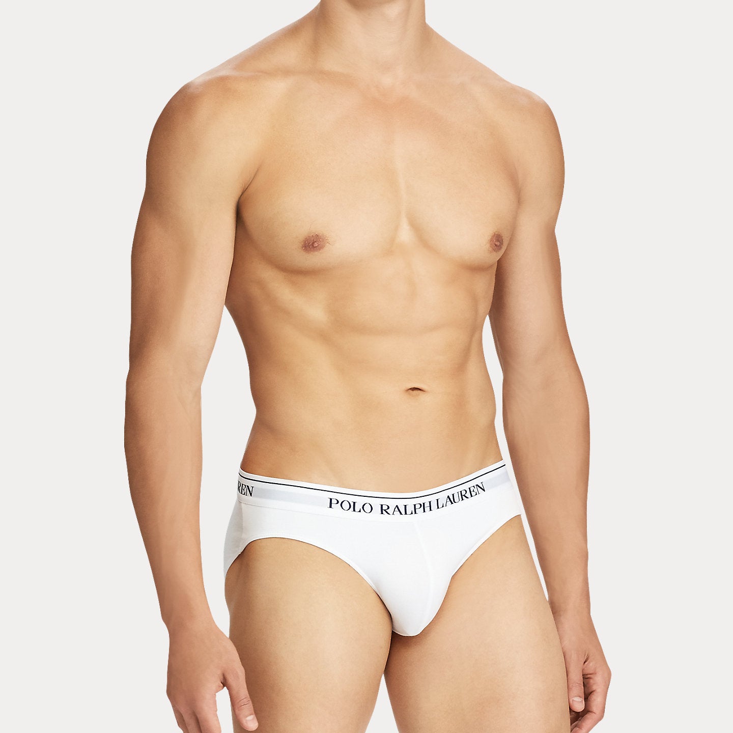 Polo Ralph Lauren Underwear 3-Pack Low Rise Stretch-Cotton Briefs - White