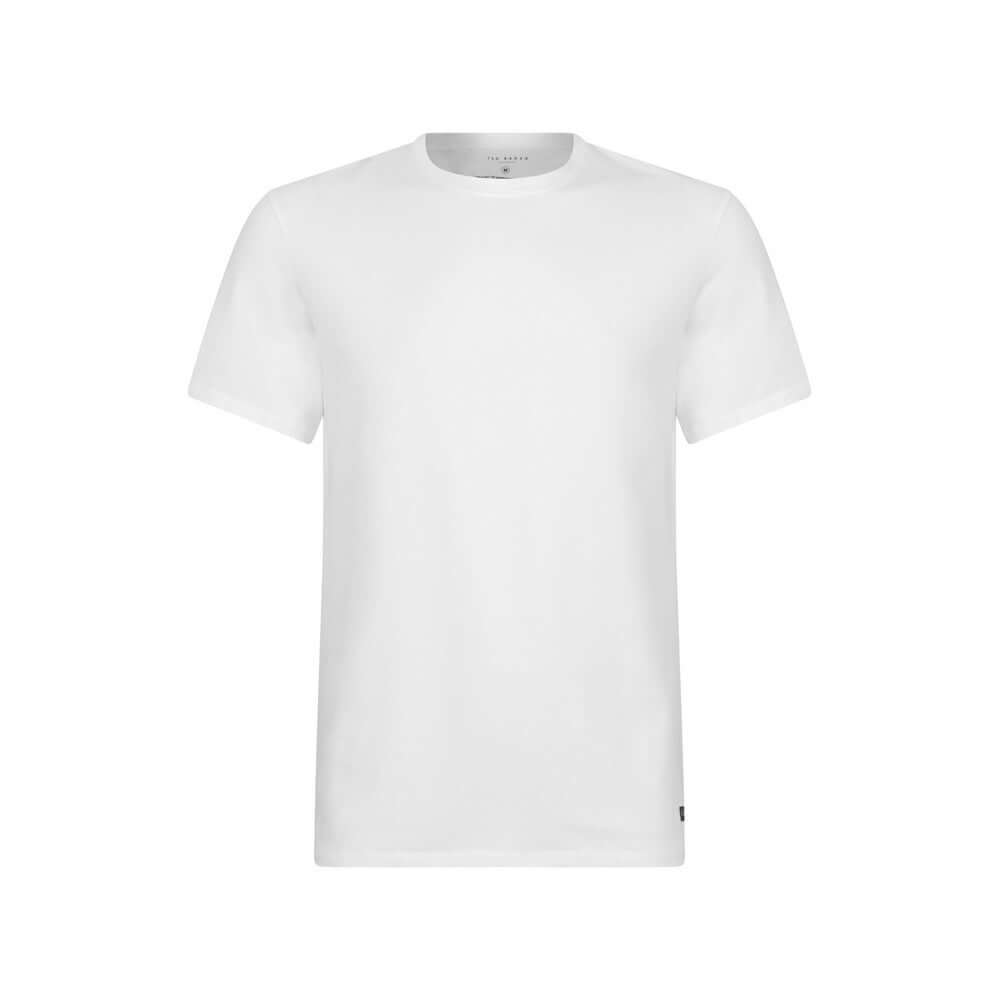 Ted Baker 3-Pack Lounge Crew Neck T-Shirts - Black / Grey / White