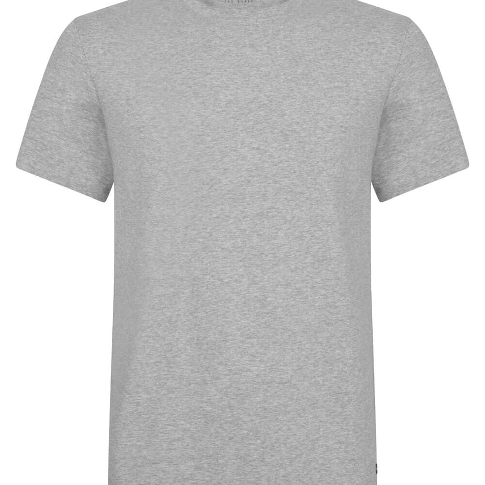 Ted Baker 3-Pack Lounge Crew Neck T-Shirts - Black / Grey / White