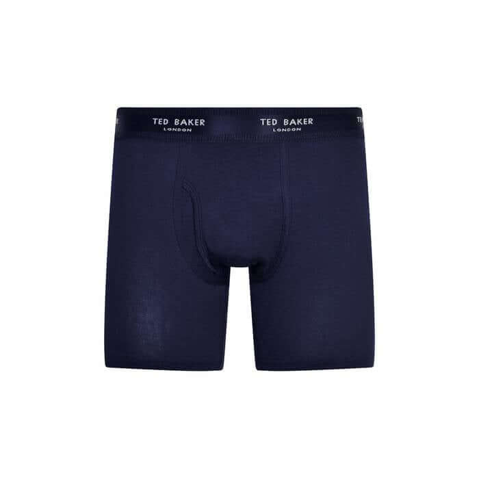 Ted Baker 3 Pack Cotton Stretch Boxer Briefs - Navy / Dotted Print