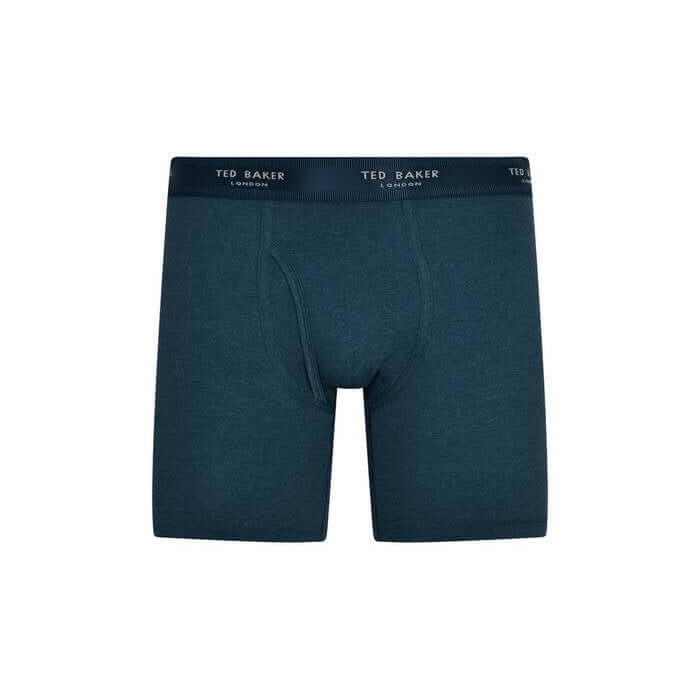 Ted Baker 3 Pack Cotton Stretch Boxer Briefs - Navy / Dotted Print