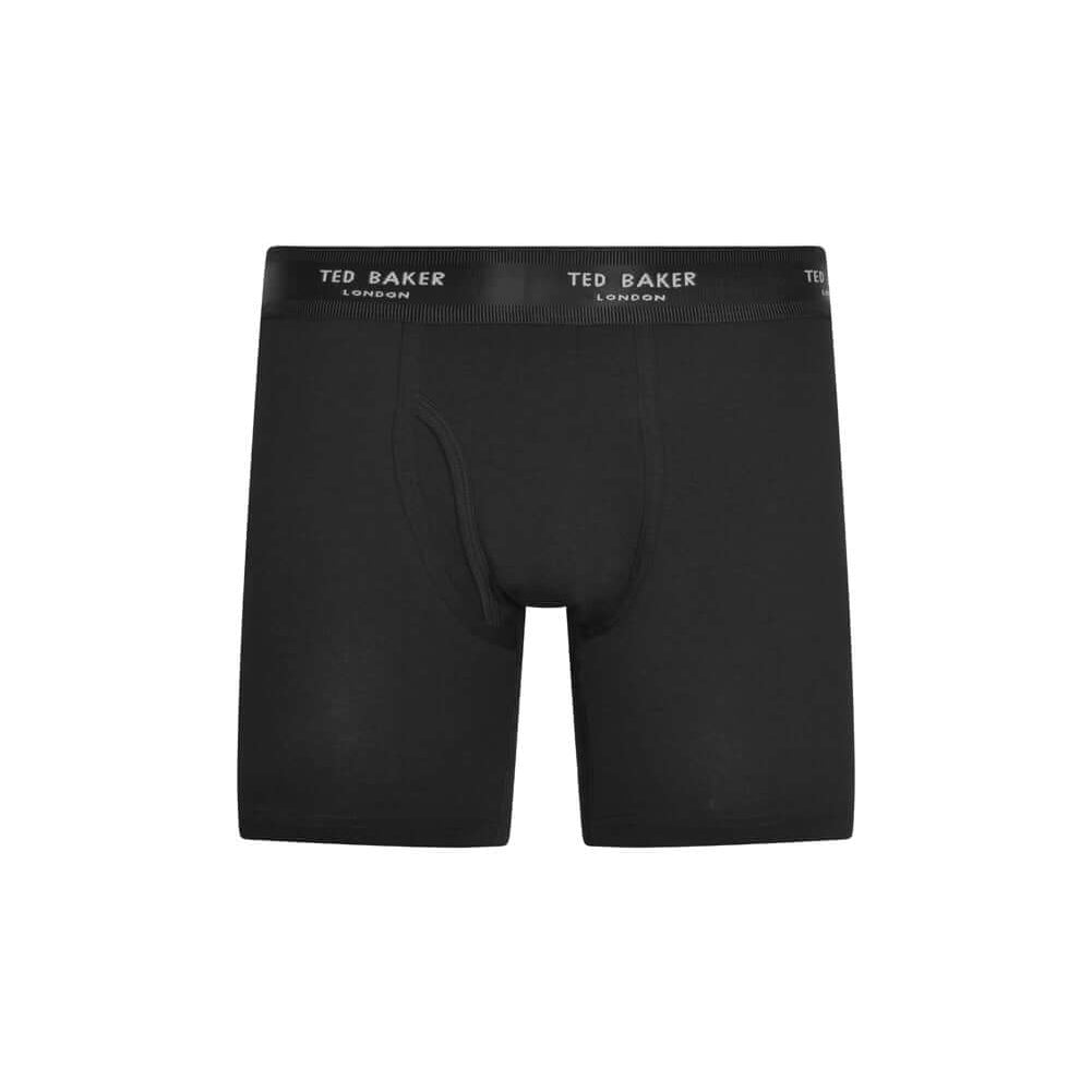 Ted Baker 3 Pack Cotton Stretch Boxer Briefs - Black / Grey Heather / Heena