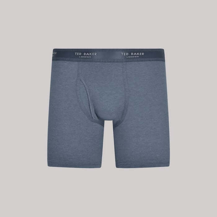 Ted Baker 3 Pack Cotton Stretch Boxer Briefs - Blue/Navy/Light Blue