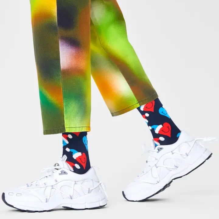 Santa Love Smiley Sock - Happy Socks