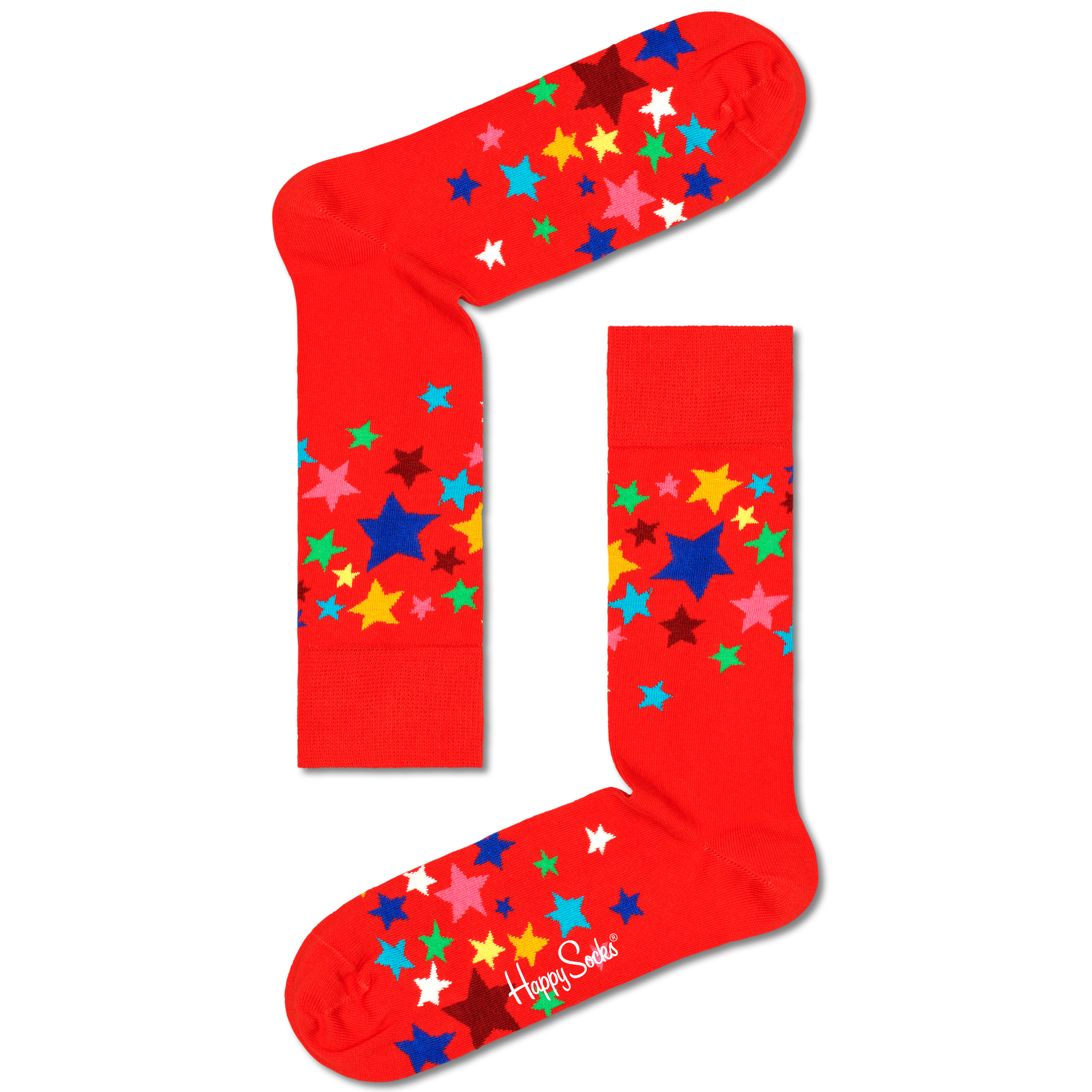 Happy Socks - Star Sock, Red