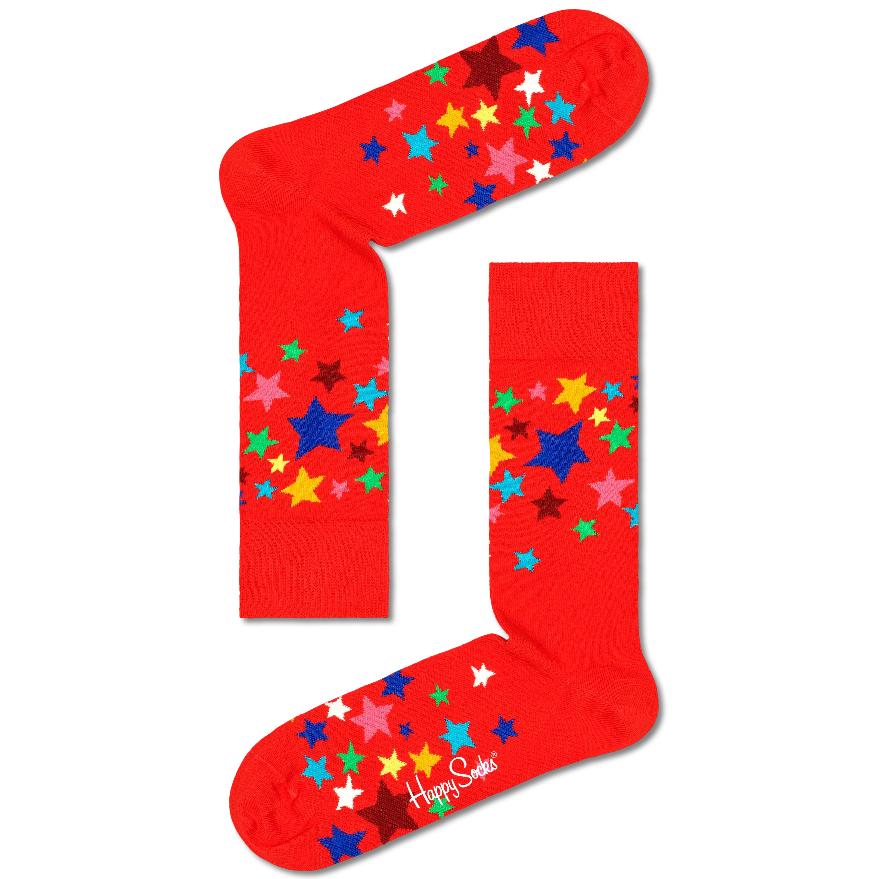 Happy Socks - Star Sock, Red