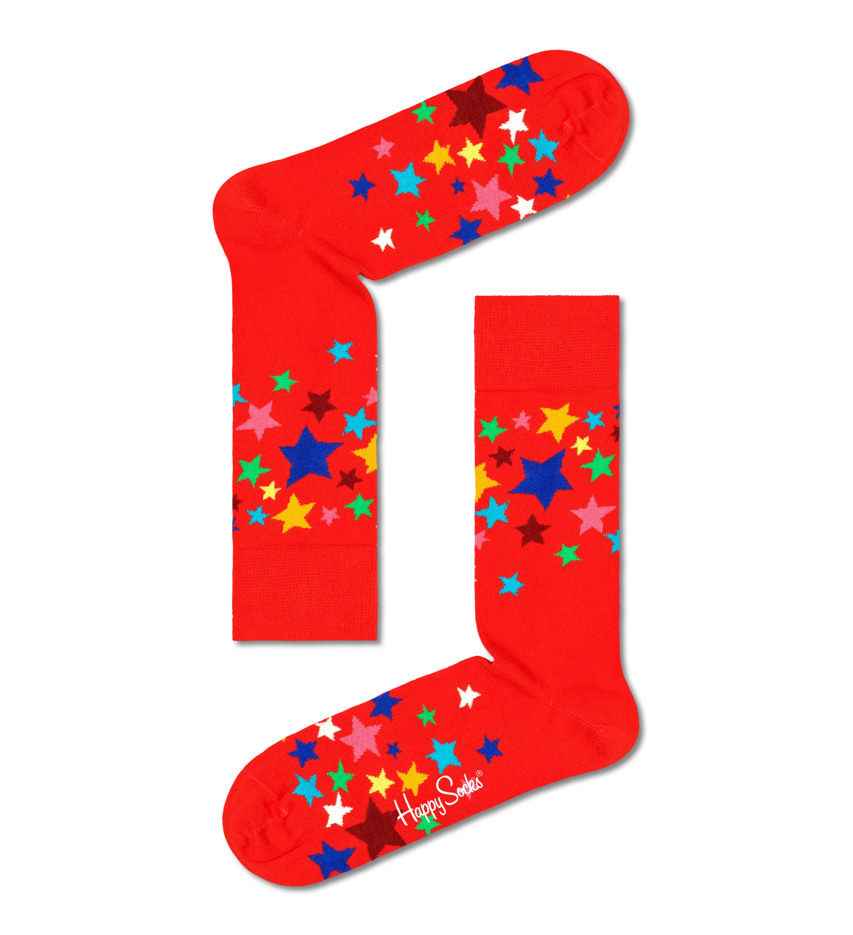 Happy Socks - Star Sock, Red