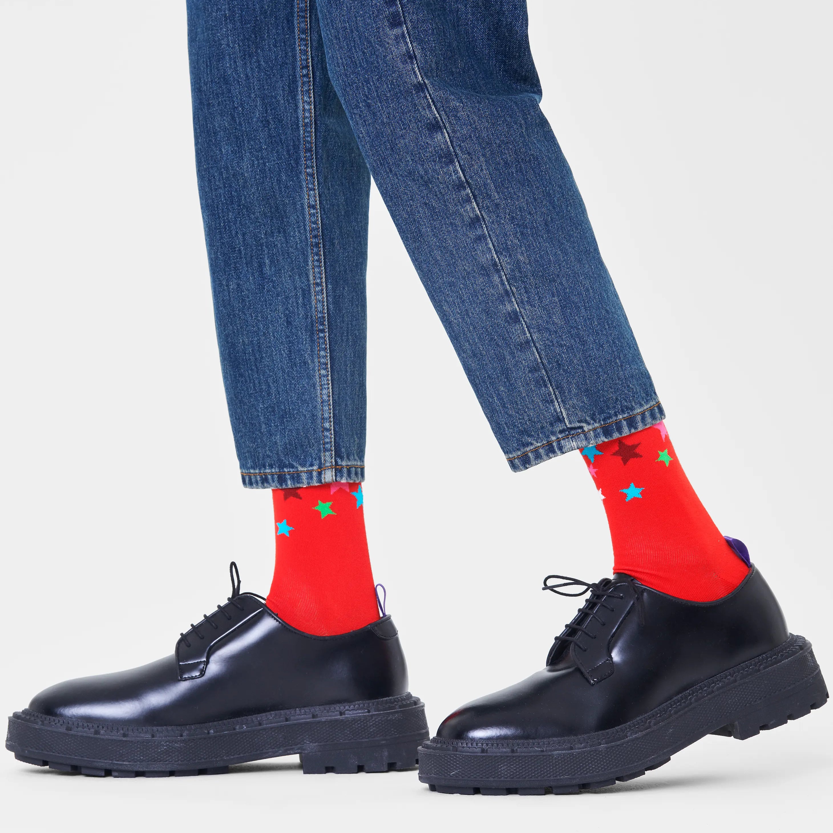 Happy Socks - Star Sock, Red