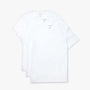 Lacoste Crew Neck Cotton T-Shirt 3-Pack, White