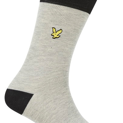 Lyle & Scott Trent 3 Pack Socks - Herringbone/GreyMarl/Black