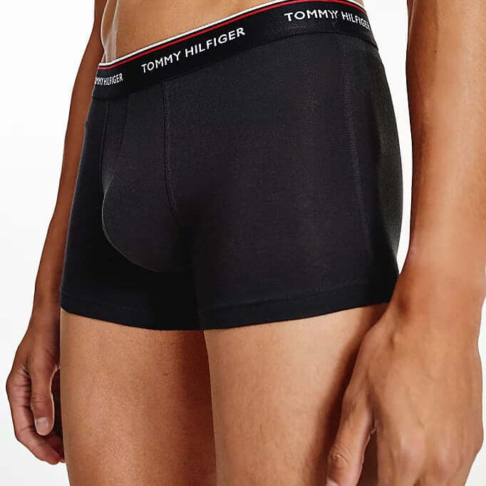 Tommy Hilfiger 3 Pack Premium Essentials Trunks - Black
