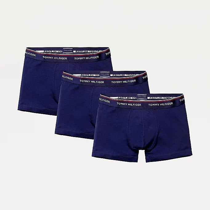 Tommy Hilfiger 3 Pack Premium Essentials Trunks - Peacoat