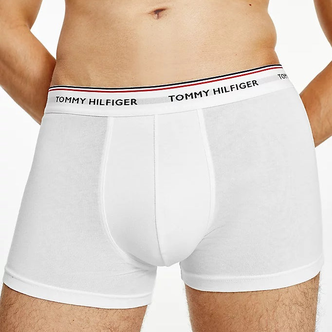 Tommy Hilfiger 3 Pack Low Rise Trunks (White)