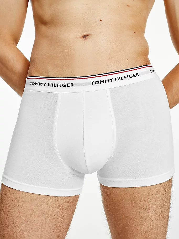 Tommy Hilfiger 3 Pack Low Rise Trunks (White)
