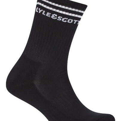 Lyle & Scott Mens Walter 3 Pack Sport Socks - Dark Olive/White/Black