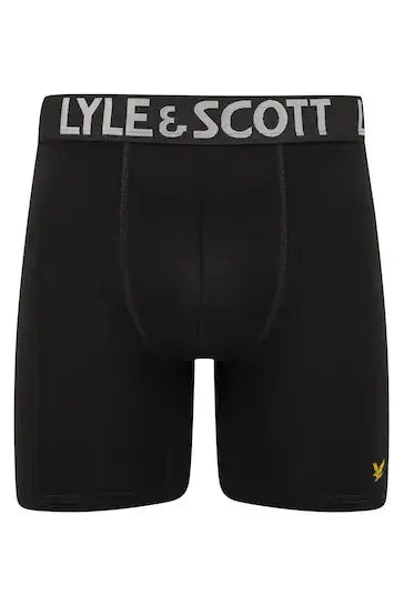 Lyle & Scott 3 Pack Elton Men's Trunks - Black