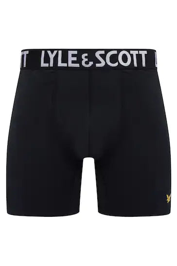 Lyle & Scott 3 Pack Elton Men's Trunks -Black/Grey/Blue