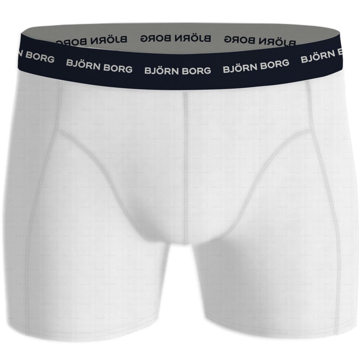 Björn Borg Men's Boxers - Sammy Lemonstripe (Blue, Orange, White)