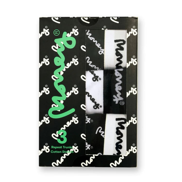 Money Repeat Trunks Cotton Stretch 3 Pack Boxer