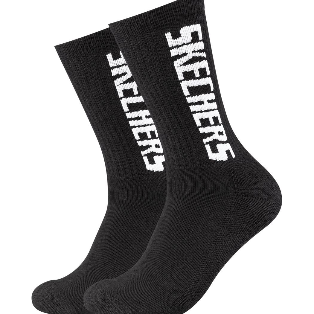 Skechers Unisex Cushioned Tennis Socks 2 Pack