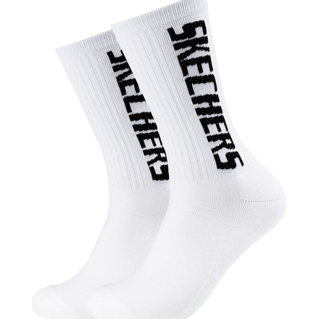 Skechers Unisex Cushioned Tennis Socks 2 Pack