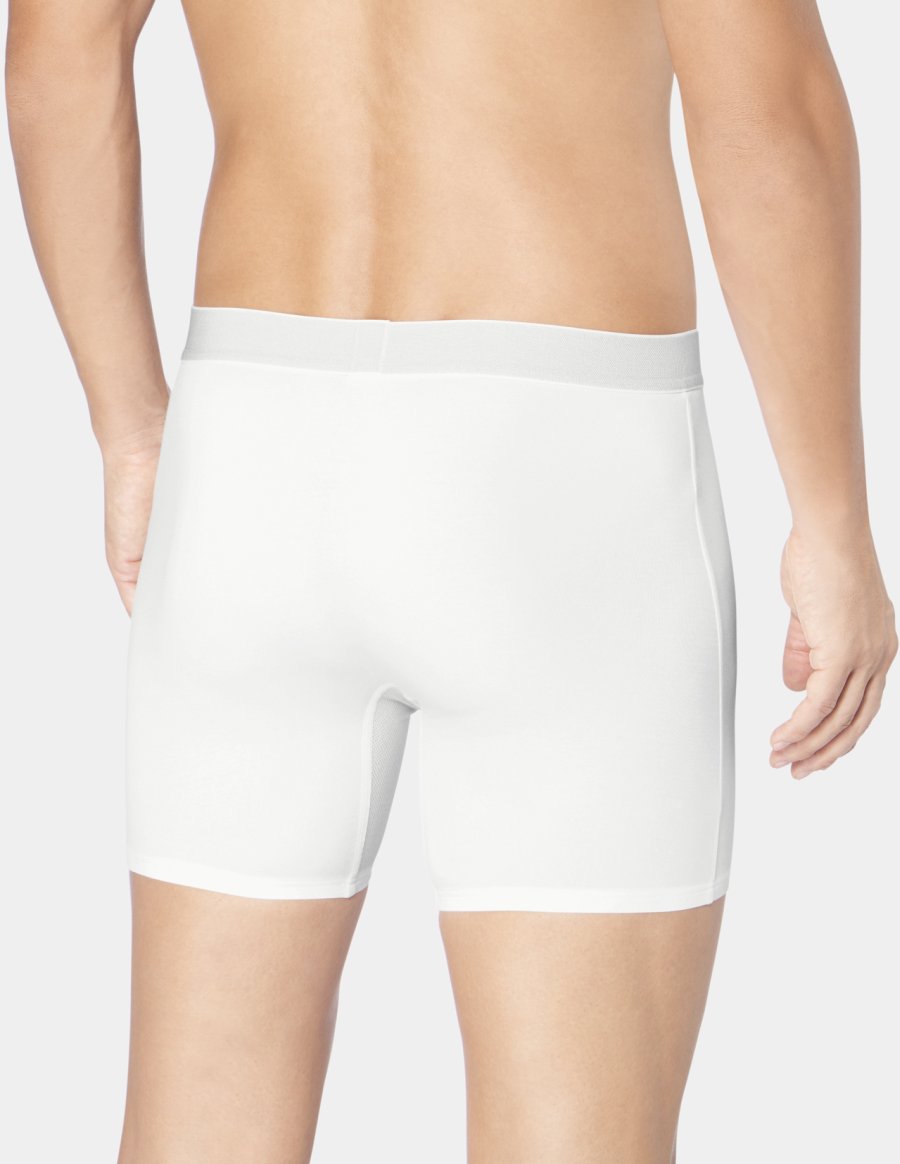 Sloggi Men Ever Fresh Boxer Briefs Short 2 Pack - Underwear - White / 0003