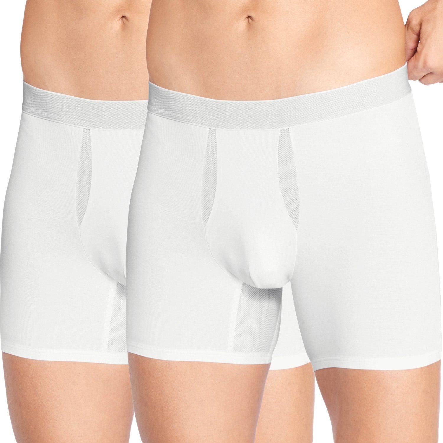 Sloggi Men Ever Fresh Boxer Briefs Short 2 Pack - Underwear - White / 0003